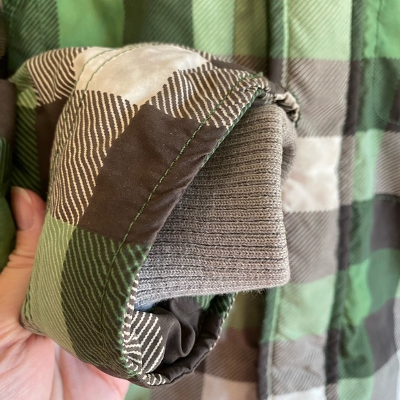 Mini Boden Kids Jacket 5-6 Green All Weather Force Lined Waterproof Snow Anorak - Picture 8 of 13